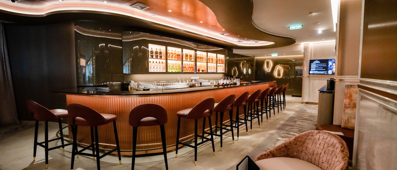 Enjoy a drink in World Class Bar