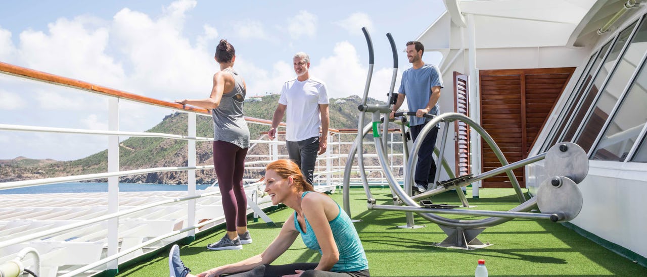 Warm breeze exercising.