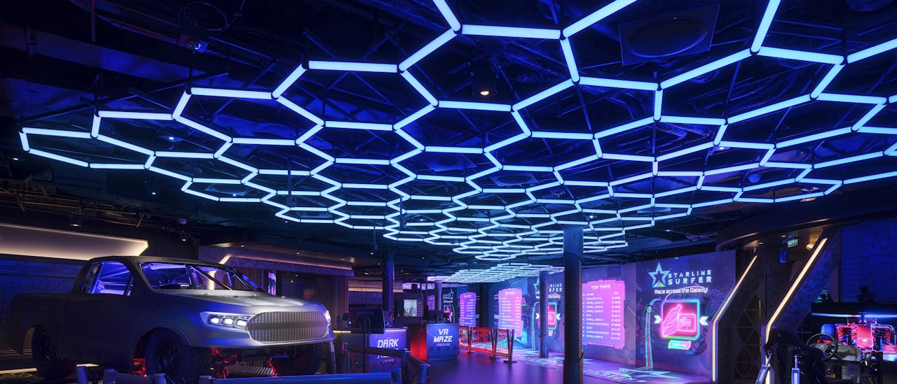 Virtual world at the Galaxy Pavilion