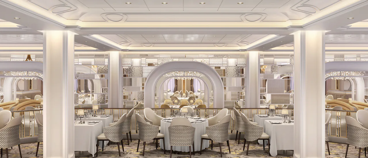 The Grand Dining Room is the main restaurant