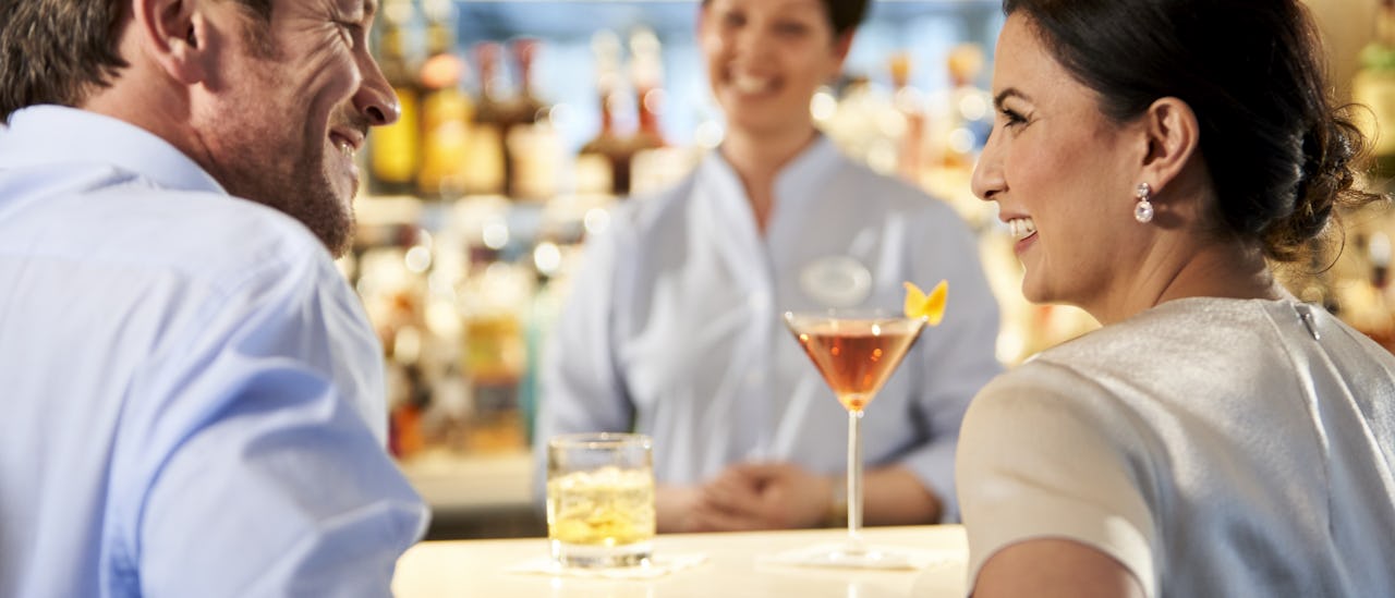 Enjoy a drink in the bar