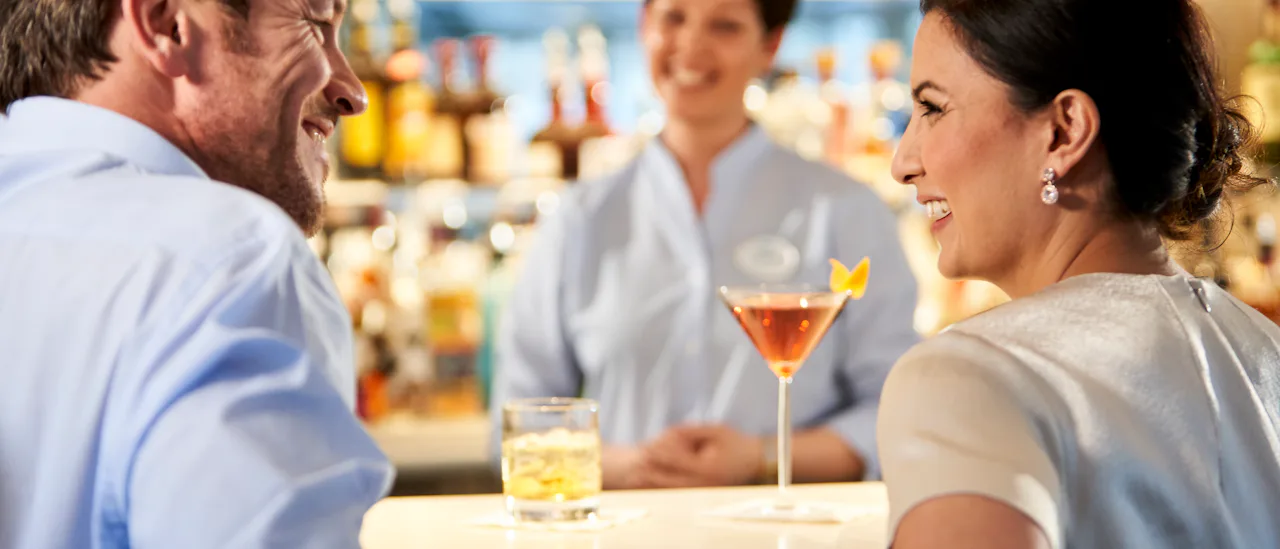 Enjoy a drink in the bar