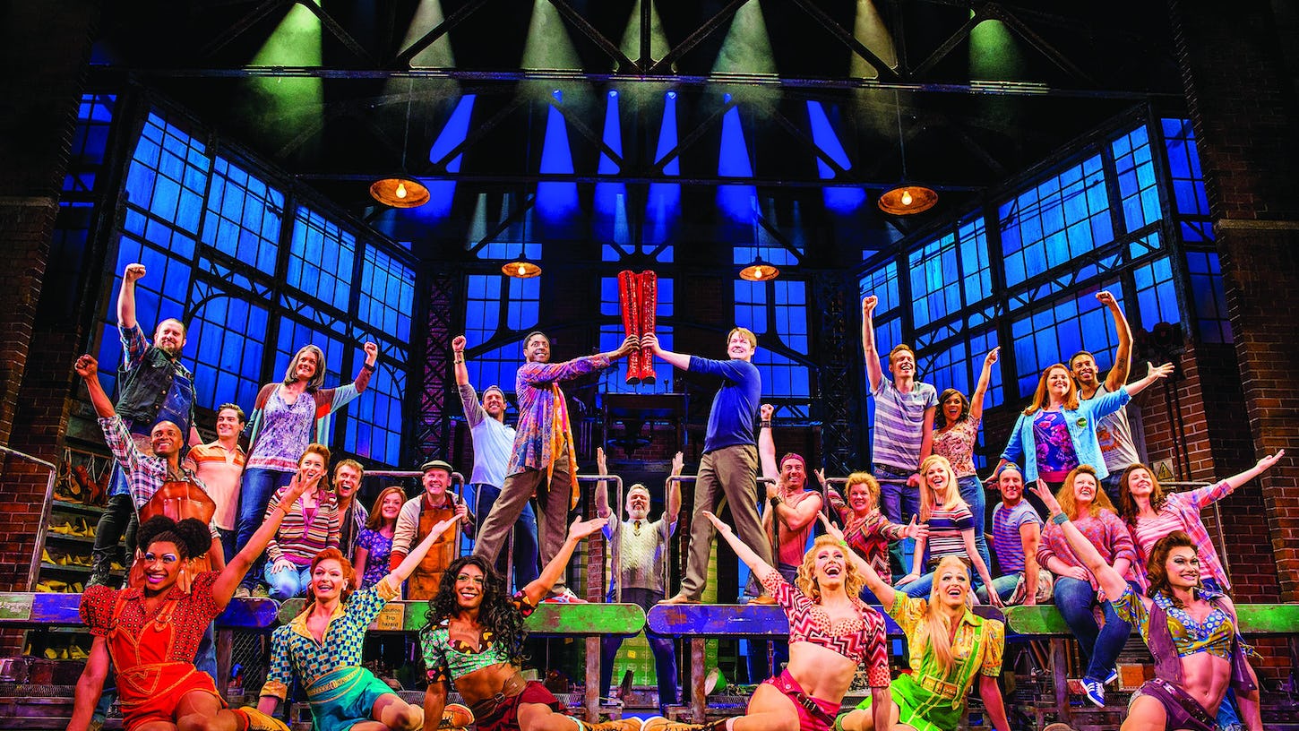 performance on a cruise. Group of performers posing