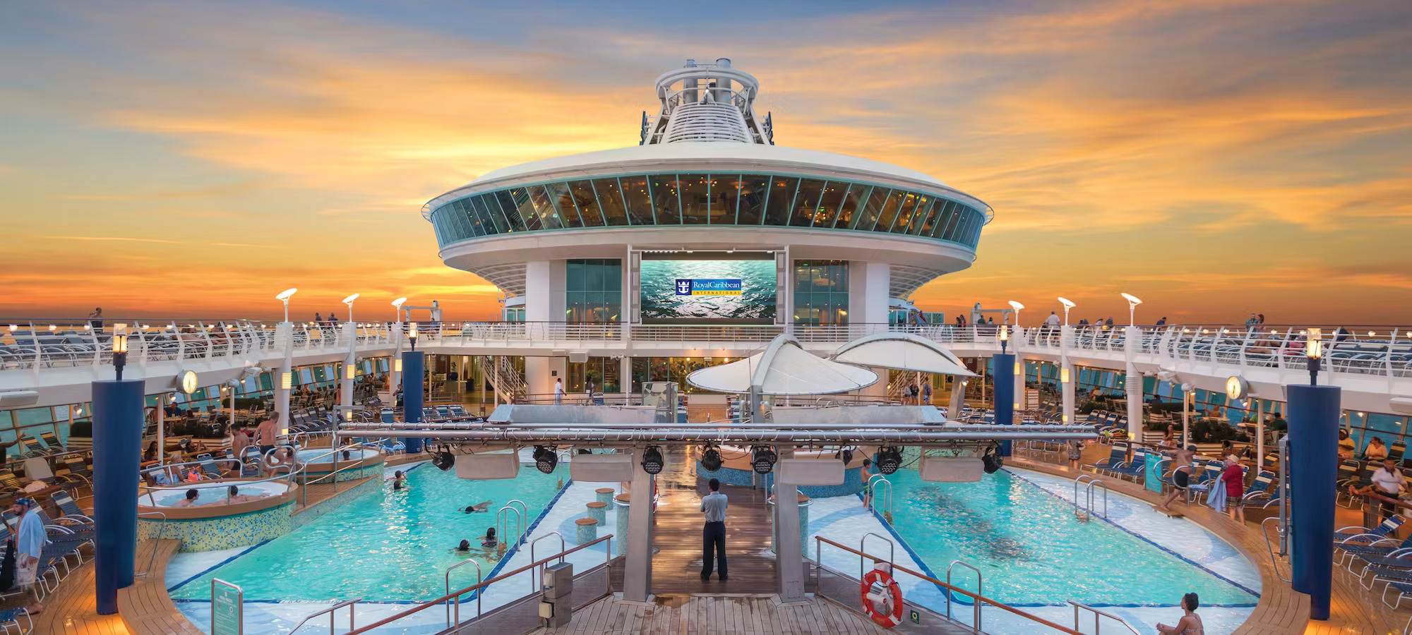 Royal Caribbean pool deck