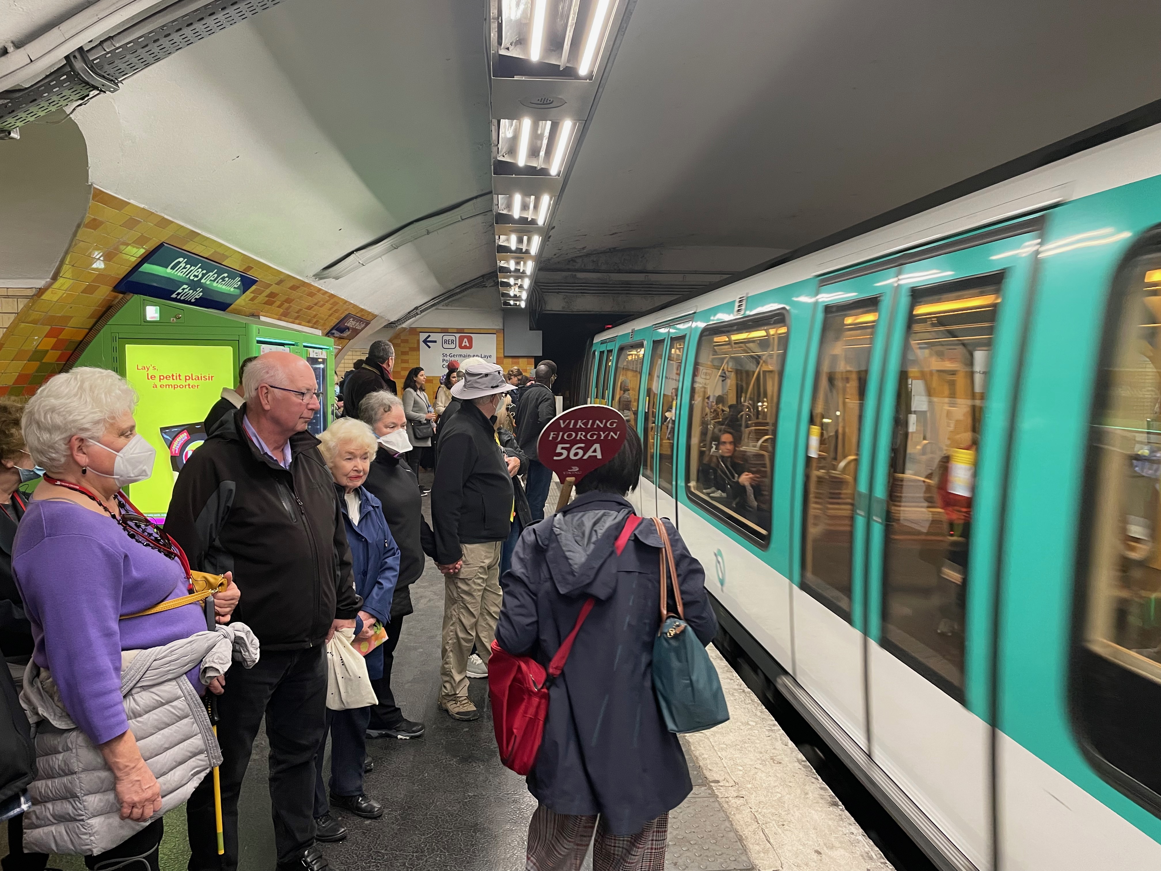 On a Viking excursion to Montmartre via the Paris 
Metro