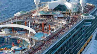 royal caribbean freedom top deck exterior