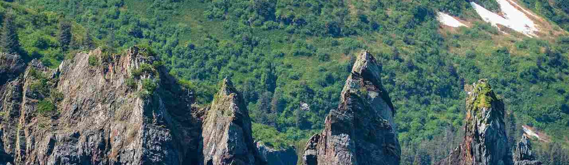 rock tips and mountains